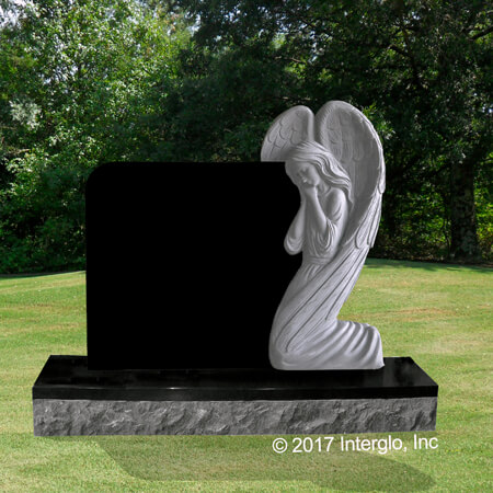 Peaceful Kneeling Angel