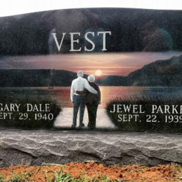 Vest Headstone